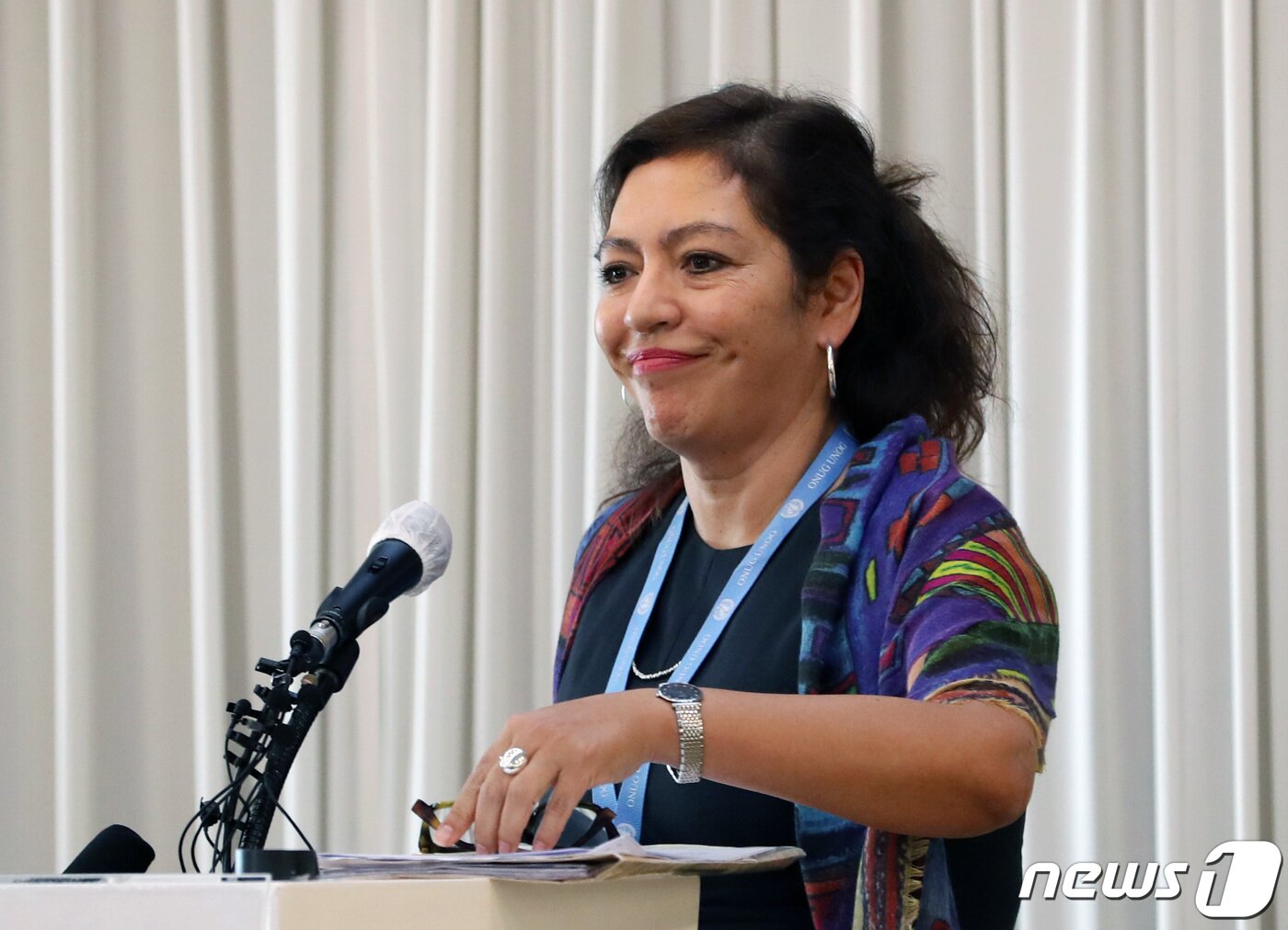 본문 이미지 - 엘리자베스 살몬 유엔 북한인권특별보고관. 2022.9.2/뉴스1 ⓒ News1 이성철 기자