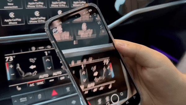 본문 이미지 - 아이폰 14 프로 맥스 카메라. 떨림이 심하고 초점이 안 잡히는 모습이다. (루크 미아니 트위터)