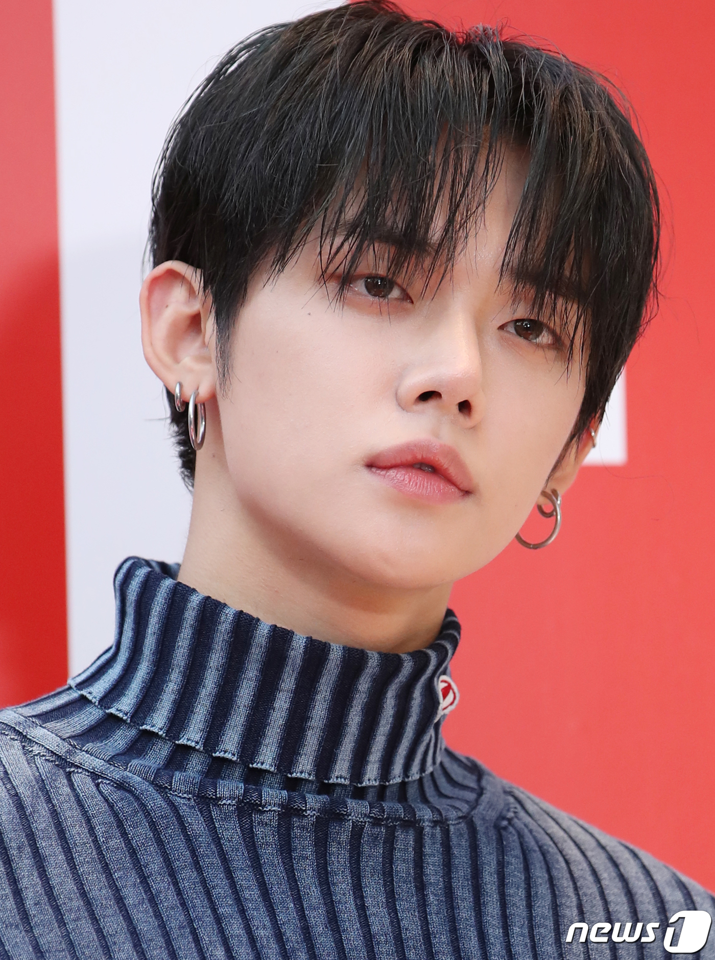 (서울=뉴스1) 권현진 기자 = 보이그룹 투모로우바이투게더(TXT) 연준이 21일 오후 서울 용산구 한남동 디젤 스토어에서 열린 라이프 스타일 브랜드 디젤(Diesel) 오픈 기념 …