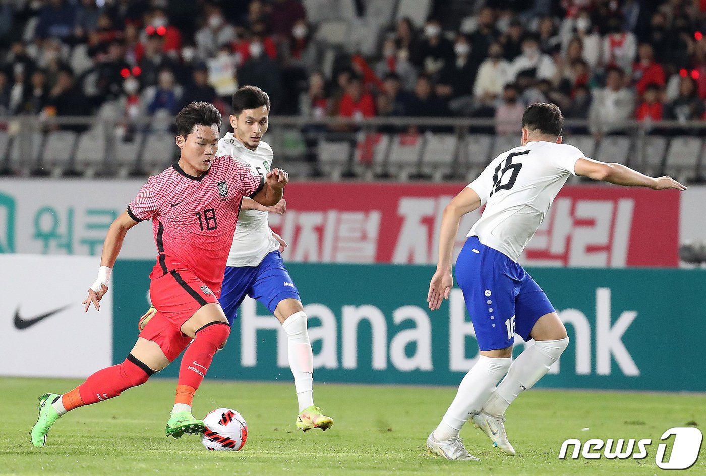 본문 이미지 - 생애 처음으로 A대표팀에 뽑힌 오현규. /뉴스1 ⓒ News1 임세영 기자