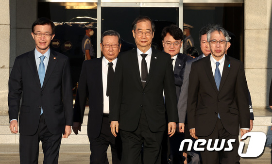 한덕수 총리, 아베 국장 참석차 日방문