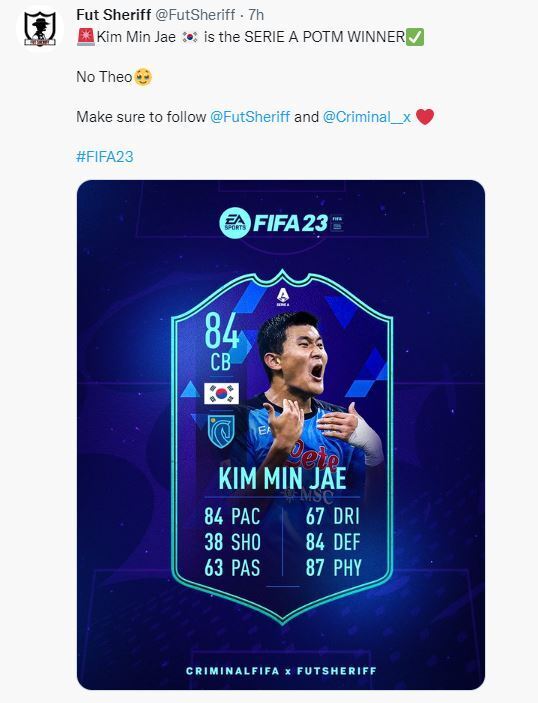 본문 이미지 - (풋 셰리프 SNS 캡처)