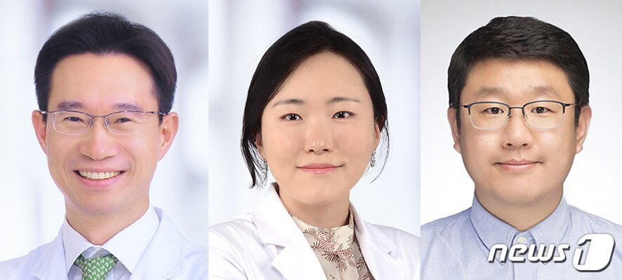 본문 이미지 - (왼쪽부터) 서울대병원 순환기내과 김형관, 이현정 교수, 숭실대 한경도 교수