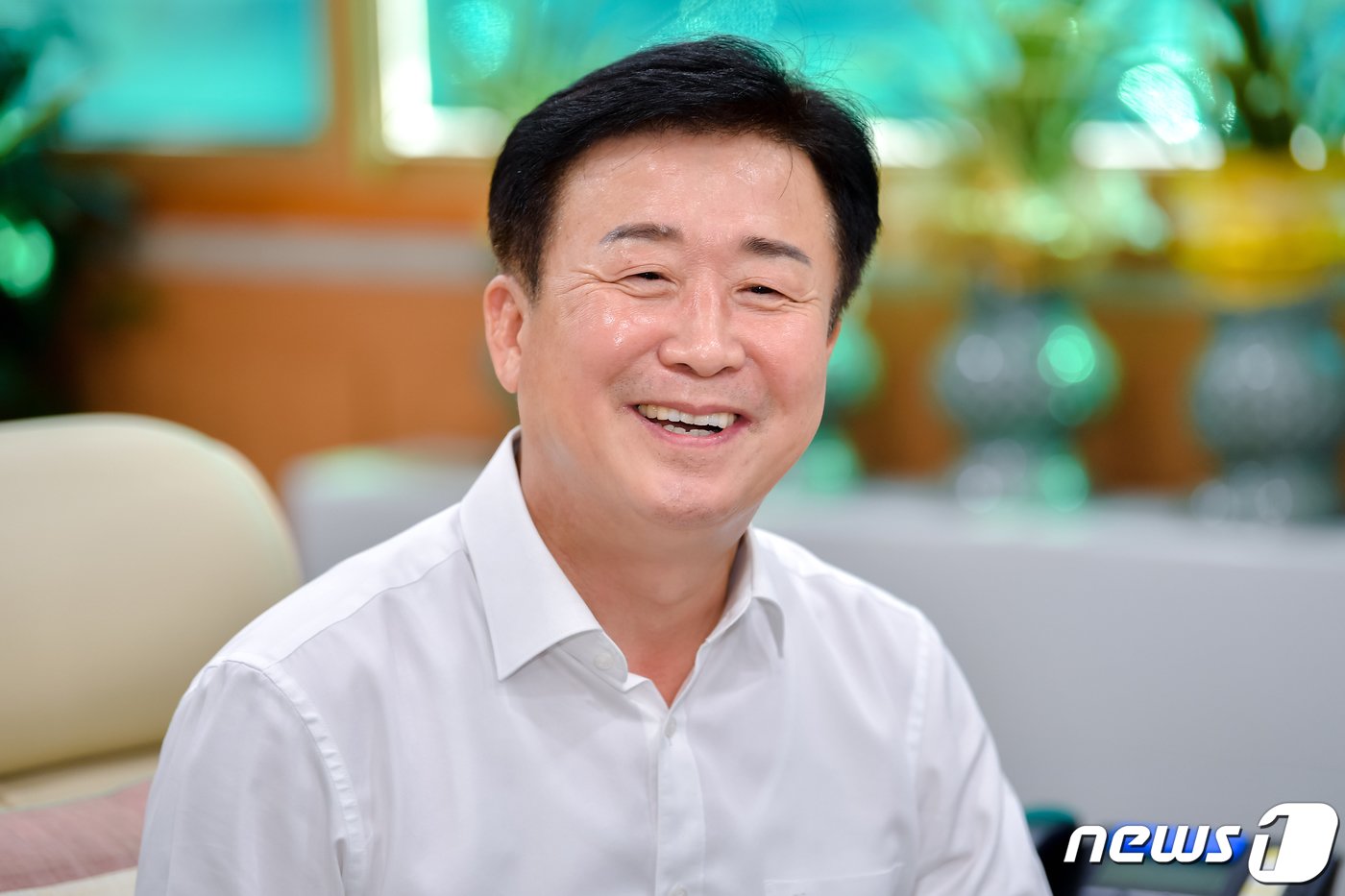 본문 이미지 - 정기명 여수시장이 29일 오후 전남 여수시청 시장실에서 뉴스1과 인터뷰를 하고 있다.(여수시 제공)2022.9.30/뉴스1 ⓒ News1 김동수 기자