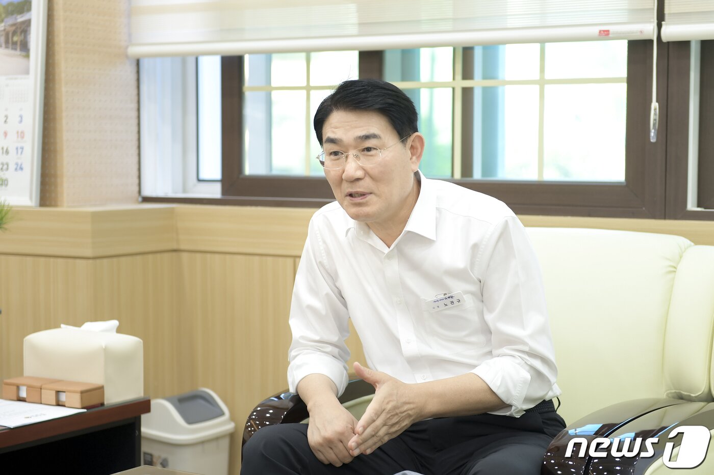 본문 이미지 - 노관규 순천시장이 29일 전남 순천시청 시장실에서 뉴스1과 인터뷰를 하고 있다.(순천시 제공)2022.9.30/뉴스1 ⓒ News1 김동수 기자
