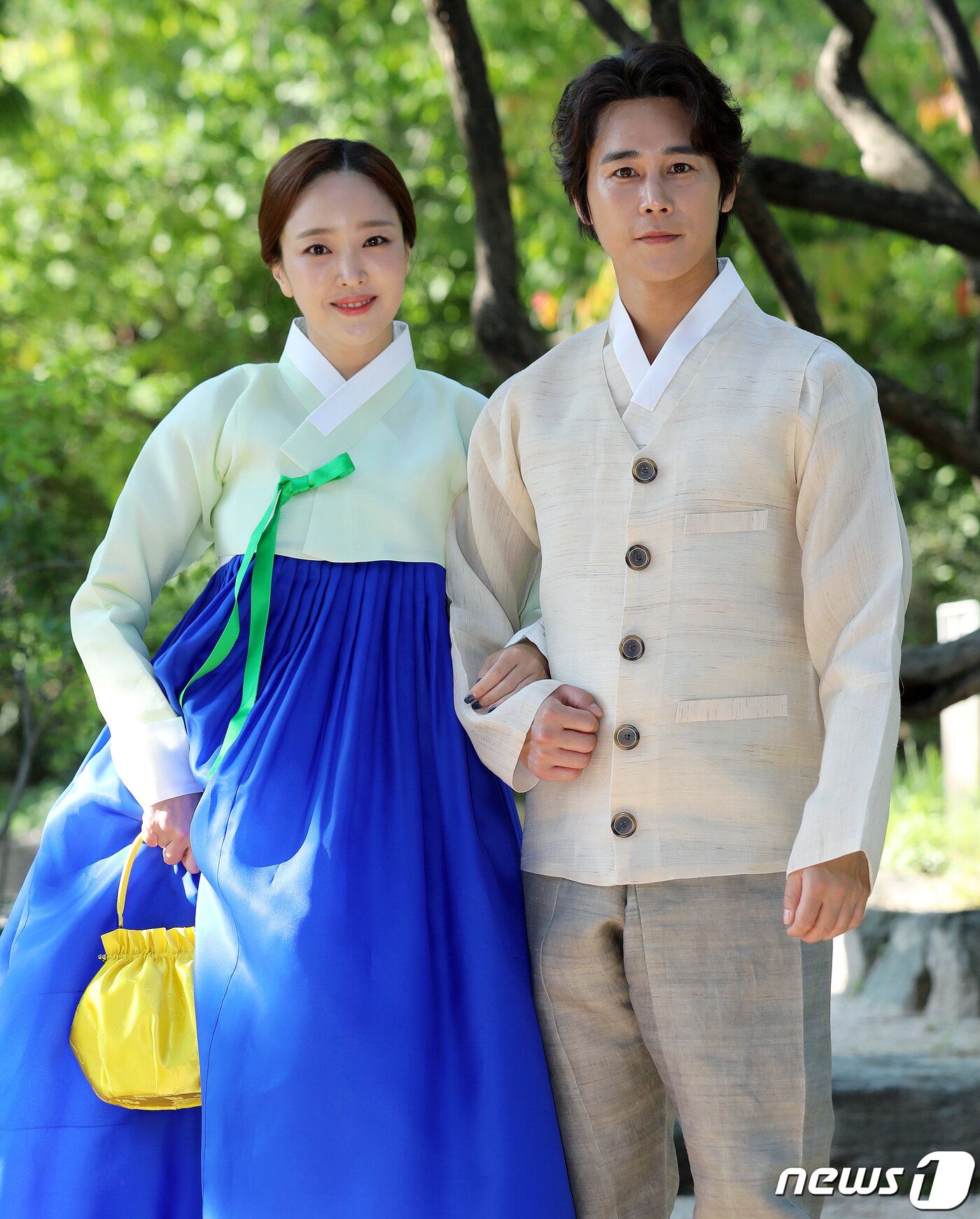 본문 이미지 - 배우 정태우·장인희 부부 ⓒ News1 김진환 기자