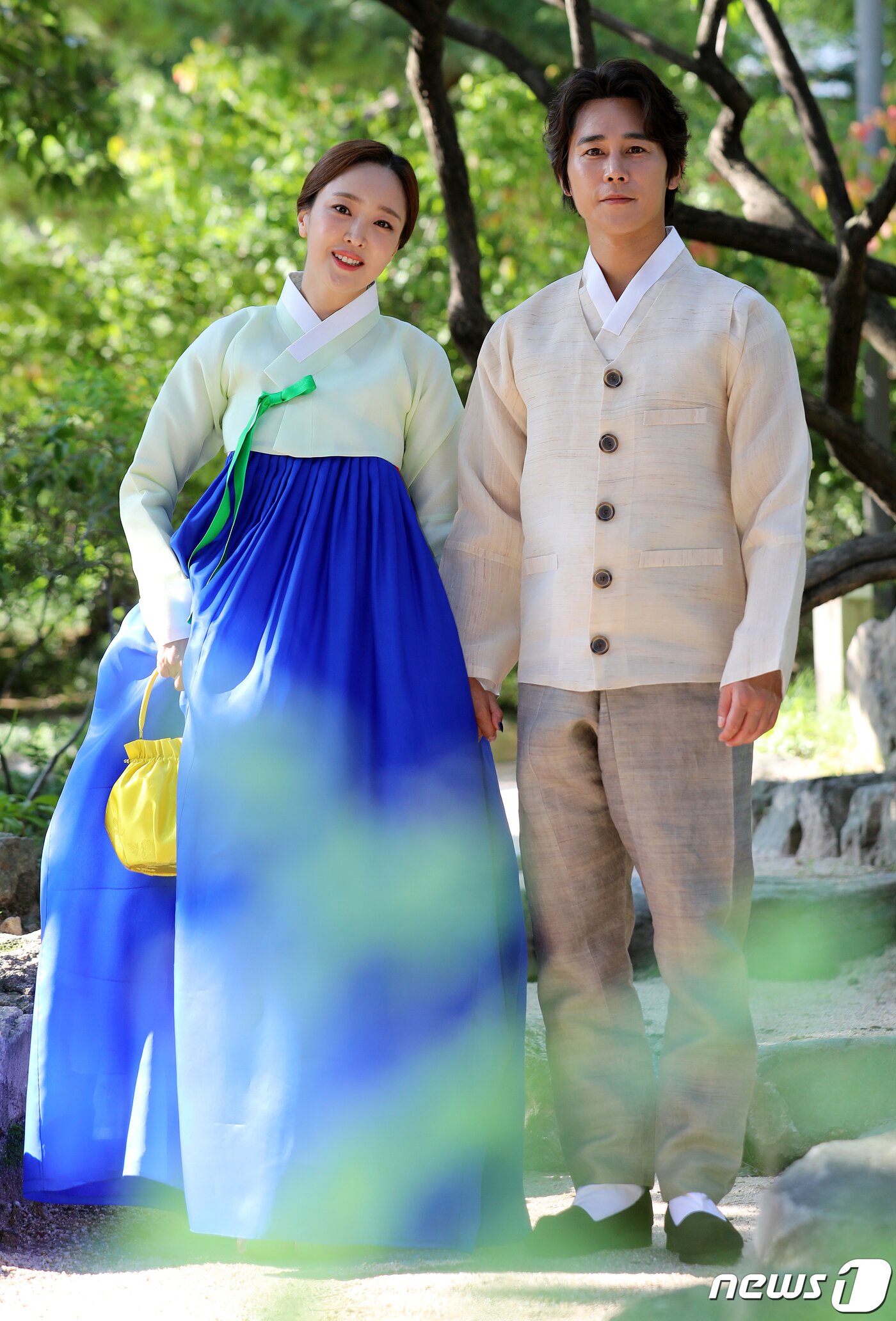 본문 이미지 - 배우 정태우·장인희 부부 ⓒ News1 김진환 기자