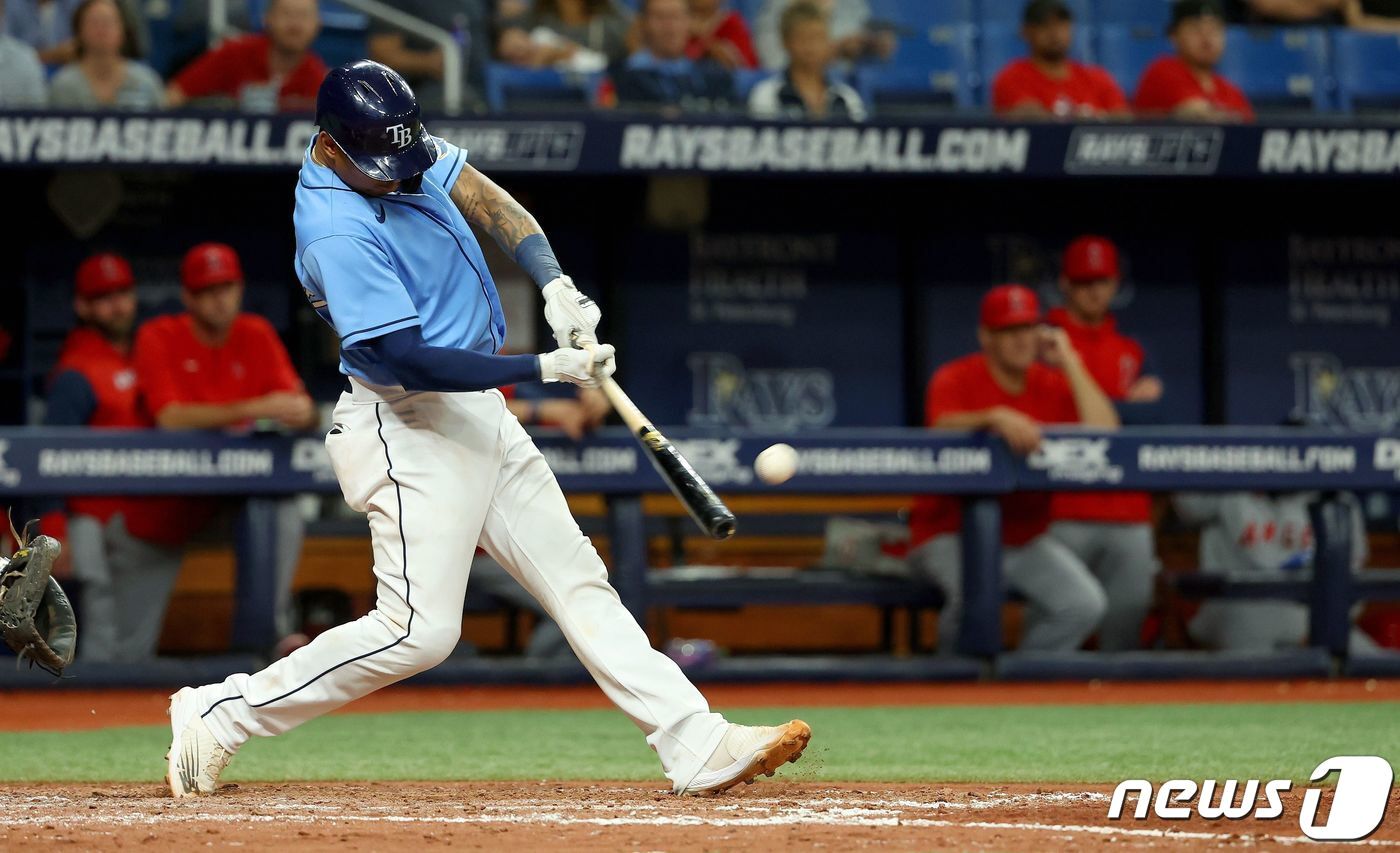 본문 이미지 - 탬파베이의 크리스티안 베탄코트. ⓒ AFP=뉴스1