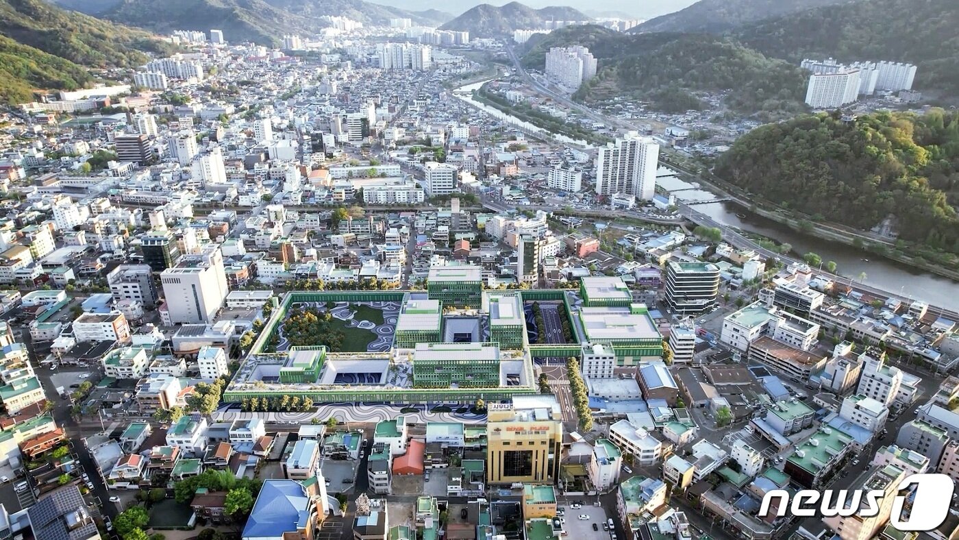 본문 이미지 - 전남 순천시청 신청사 조감도.(순천시 제공. 재판매 및 DB 금지)