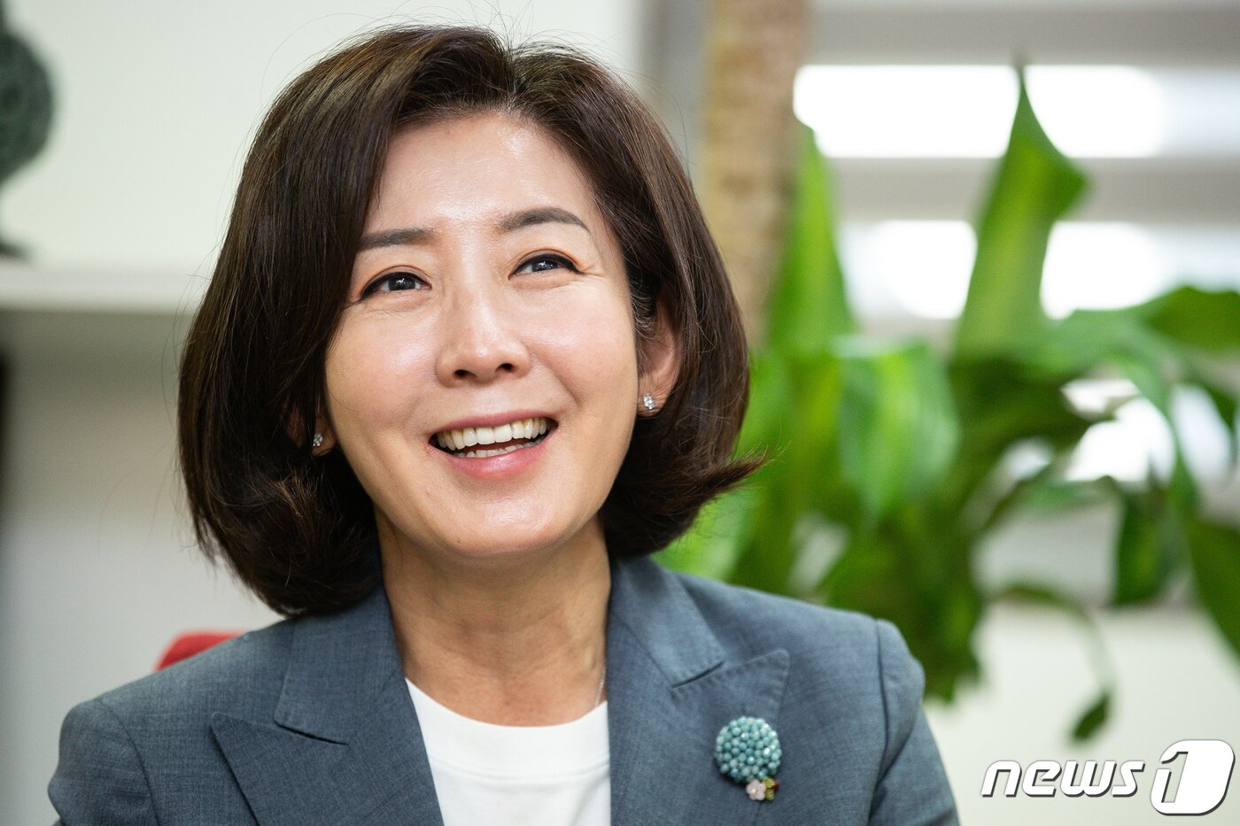 본문 이미지 - 나경원 전 국민의힘 의원이 8일 서울 동작구 사무실에서 뉴스1과 인터뷰하고 있다. 2022.9.8/뉴스1 ⓒ News1 유승관 기자