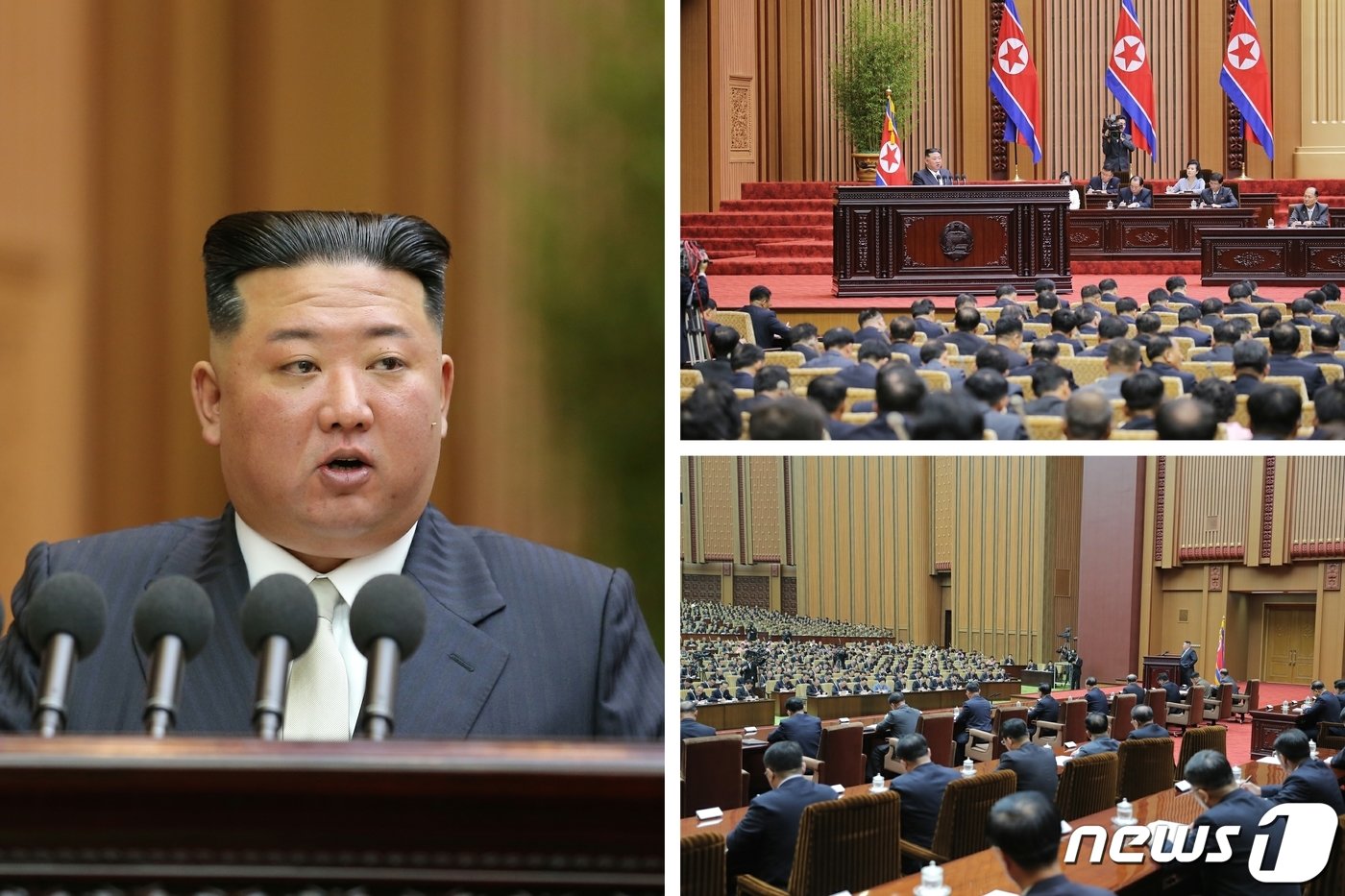 본문 이미지 - &#40;평양 노동신문=뉴스1&#41; = 북한이 지난 8일 최고인민회의를 열었다. [국내에서만 사용가능. 재배포 금지. DB 금지. For Use Only in the Republic of Korea. Redistribution Prohibited] rodongphoto@news1.kr