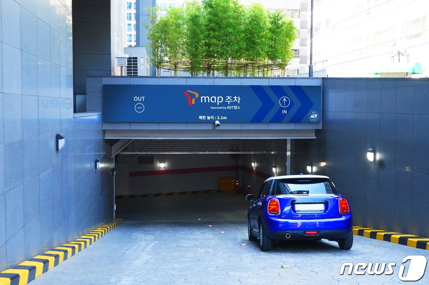 본문 이미지 -  티모빌리티 &#39;T맵&#39; 기술이 적용된 SK쉴더스 위탁관리 주차장 &#40;SK쉴더스 제공&#41;