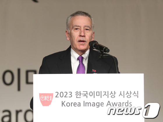 골드버그 주한 미국 대사, 한국이미지상 시상식 축사