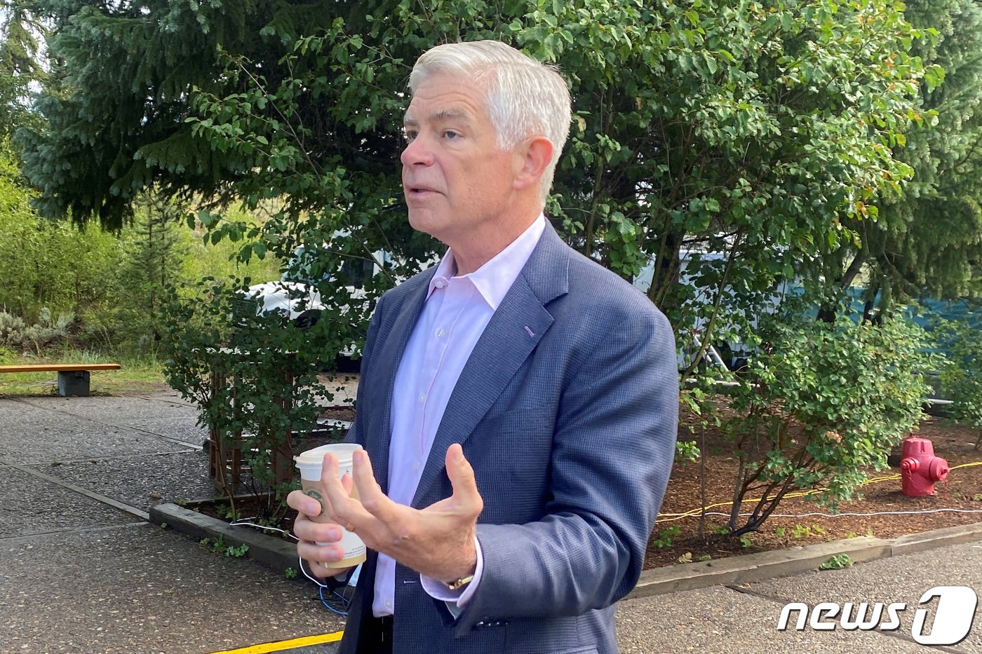 본문 이미지 - 패트릭 하커 필라델피아 연은 총재 ⓒ 로이터=뉴스1 ⓒ News1 박형기 기자