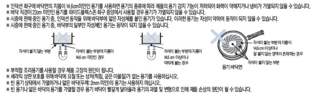 본문 이미지 - 인덕션 원리 설명을 포함한 쿠쿠 1구 셰프스틱 사용설명서 일부 ⓒ News1 김민석 기자 