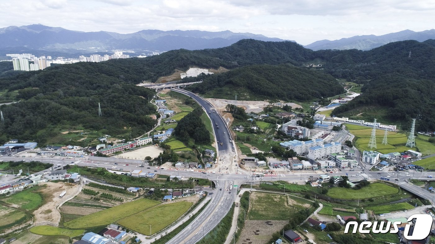 본문 이미지 - 강원 원주시 서부순환도로 무실~만종 구간.(뉴스1 DB)