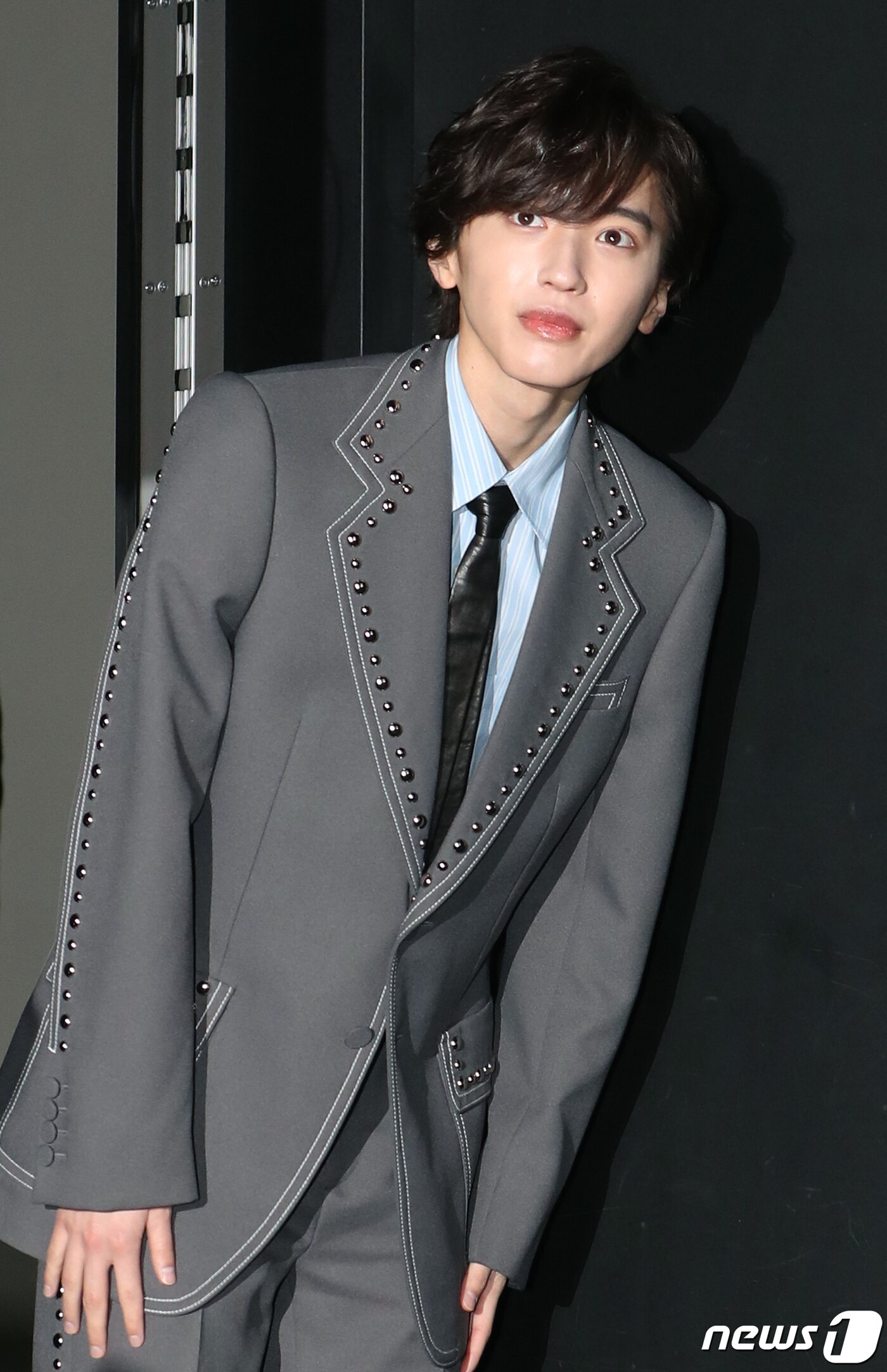 본문 이미지 - 배우 미치에다 슌스케(道枝駿佑)가 25일 서울 용산구 CGV 용산아이파크몰에서 열린 영화 '오늘 밤, 세계에서 이 사랑이 사라진다 해도' 내한 기자회견에 참석하고 있다. ⓒ News1 권현진 기자