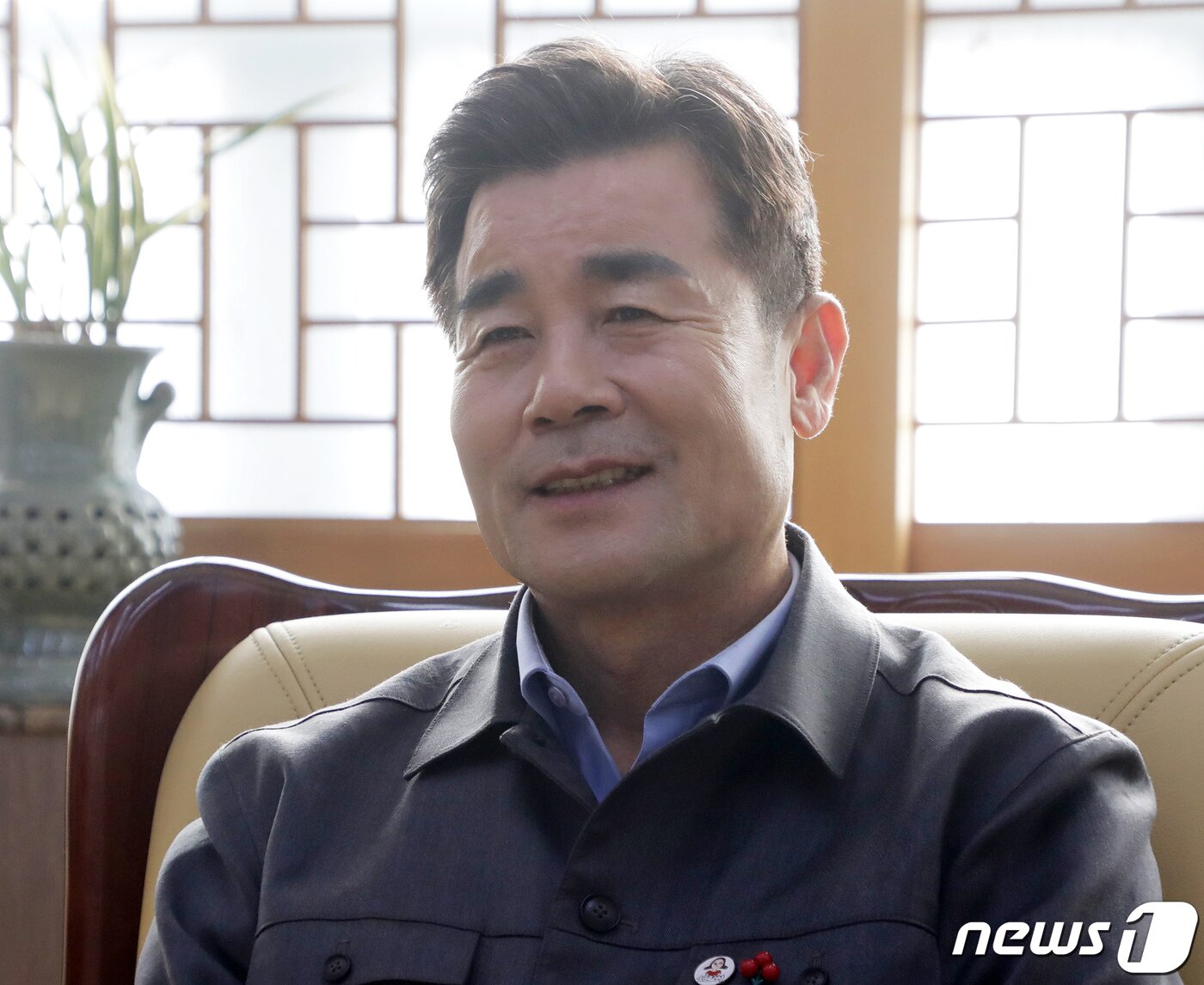 본문 이미지 - 김영길 울산 중구청장. 2023.1.6/뉴스1 ⓒ News1 조민주 기자