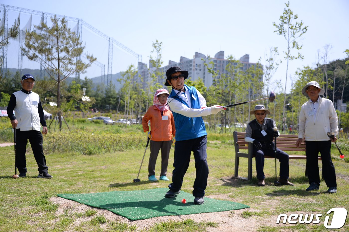 강원 화천에서 진행되는 파크골프 대회.&#40;화천군 제공&#41;