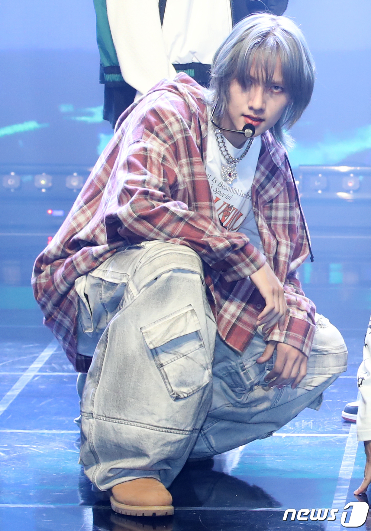 (서울=뉴스1) 권현진 기자 = 그룹 에이티투메이저(82MAJOR) 조성일이 11일 서울 강남구 일지아트홀에서 가진 첫 번째 싱글 '온(ON)' 발매 쇼케이스에서 타이틀곡 '퍼스트 …