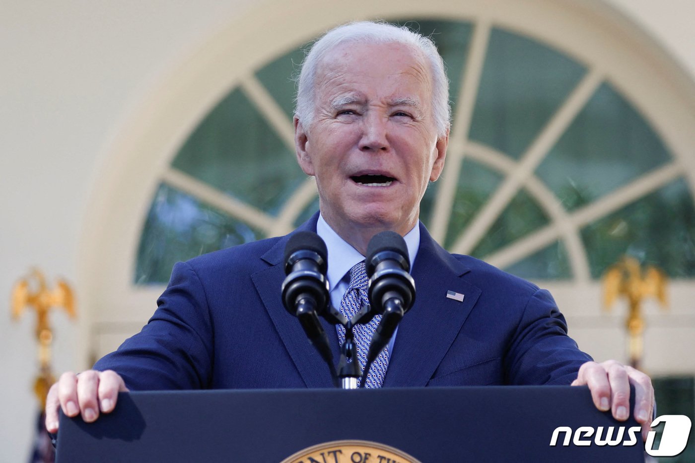 본문 이미지 - 조 바이든 미국 대통령. 2023.10.12 ⓒ 로이터=뉴스1 ⓒ News1 우동명 기자