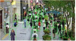 본문 이미지 - 인파감지형 CCTV 모니터 화면. (서울시 제공)