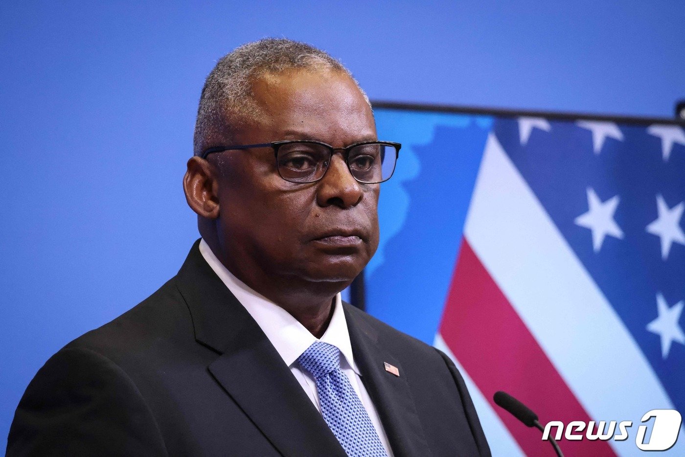 본문 이미지 - 로이드 오스틴 미국 국방장관. 2023.10.12/뉴스1 ⓒ AFP=뉴스1 ⓒ News1 김민수 기자
