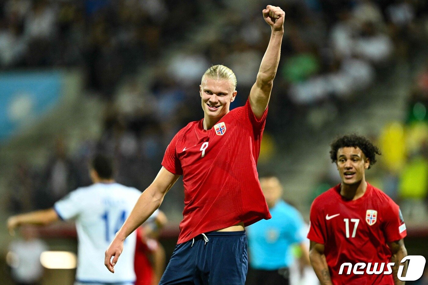 본문 이미지 - 노르웨이의 엘링 홀란드, ⓒ AFP=뉴스1