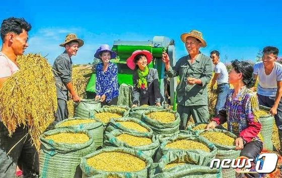 농업부문 성과 과시하는 북한…