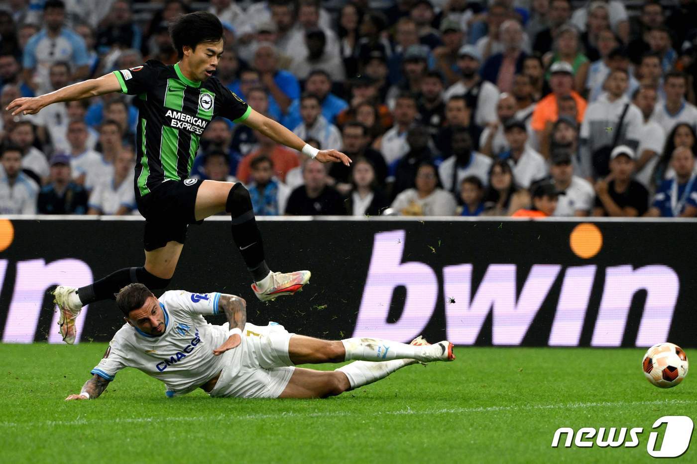 본문 이미지 - 브라이튼의 윙어 미토마. ⓒ AFP=뉴스1