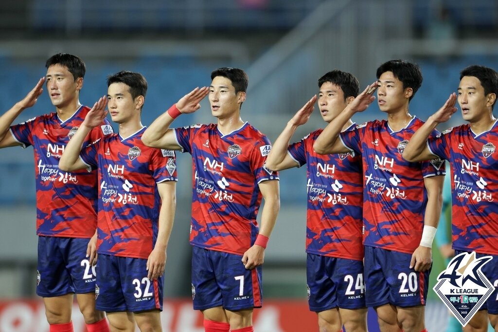 본문 이미지 - 김천 상무(한국프로축구연맹 제공) 