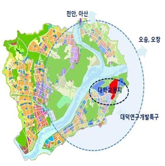 본문 이미지 - 세종 공동캠퍼스 위치도. (행복청 제공) / 뉴스1
