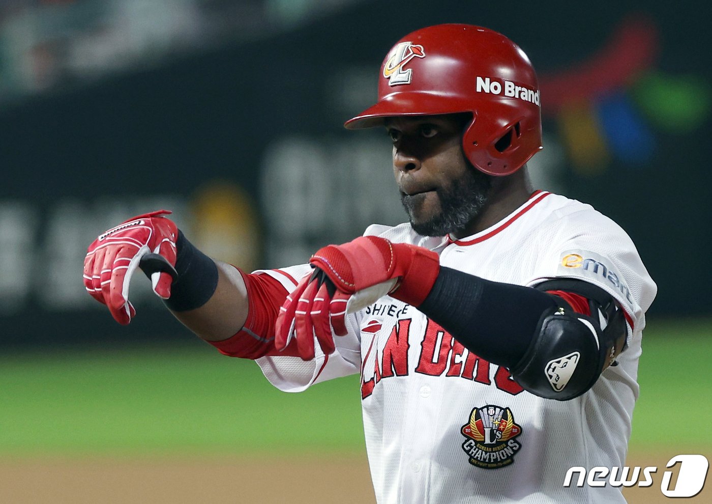 본문 이미지 - SSG 랜더스의 외국인 타자 기예르모 에레디아. 뉴스1 DB ⓒ News1 박정호 기자