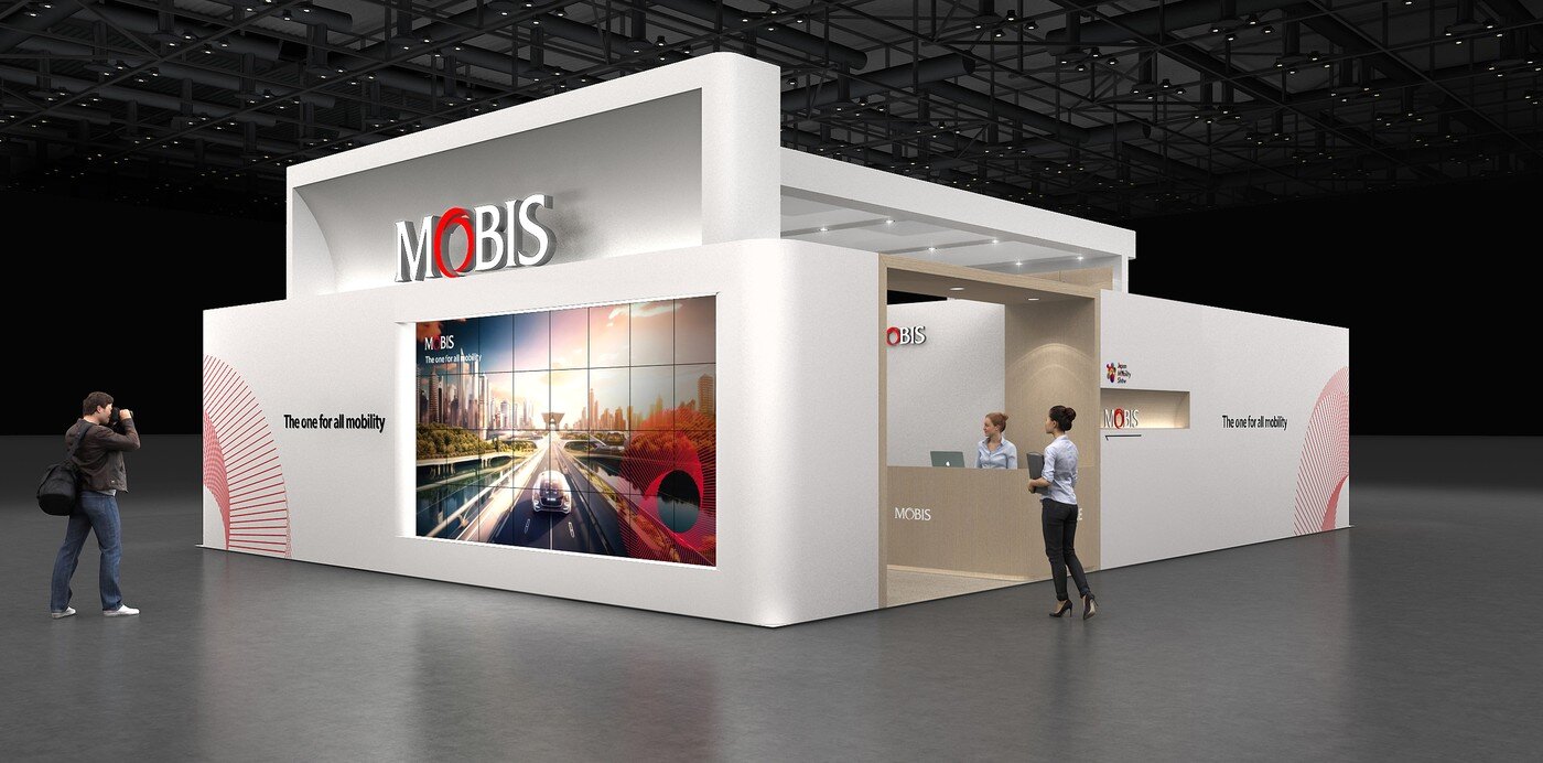 본문 이미지 - 현대모비스, 재팬모빌리티쇼 전시장 전경(현대모비스 제공)
