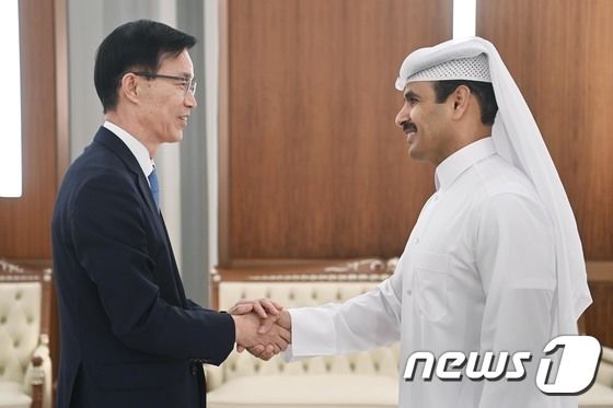 방문규 장관, 카타르 에너지 담당 국무장관 면담