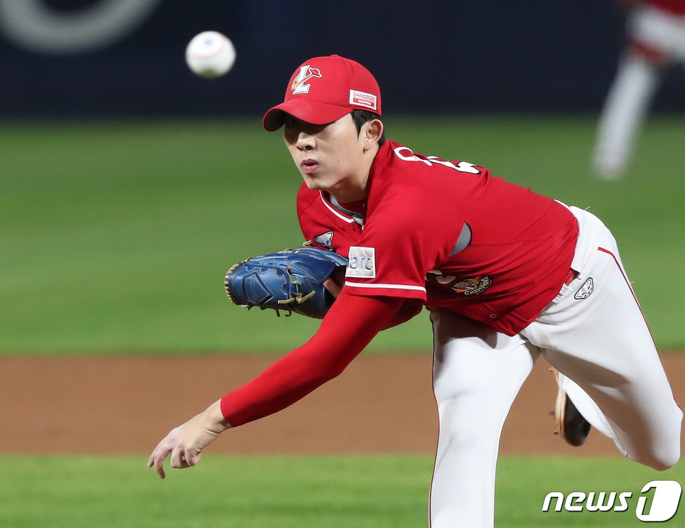 본문 이미지 - SSG 랜더스 시절의 오원석. /뉴스1 DB ⓒ News1 윤일지 기자