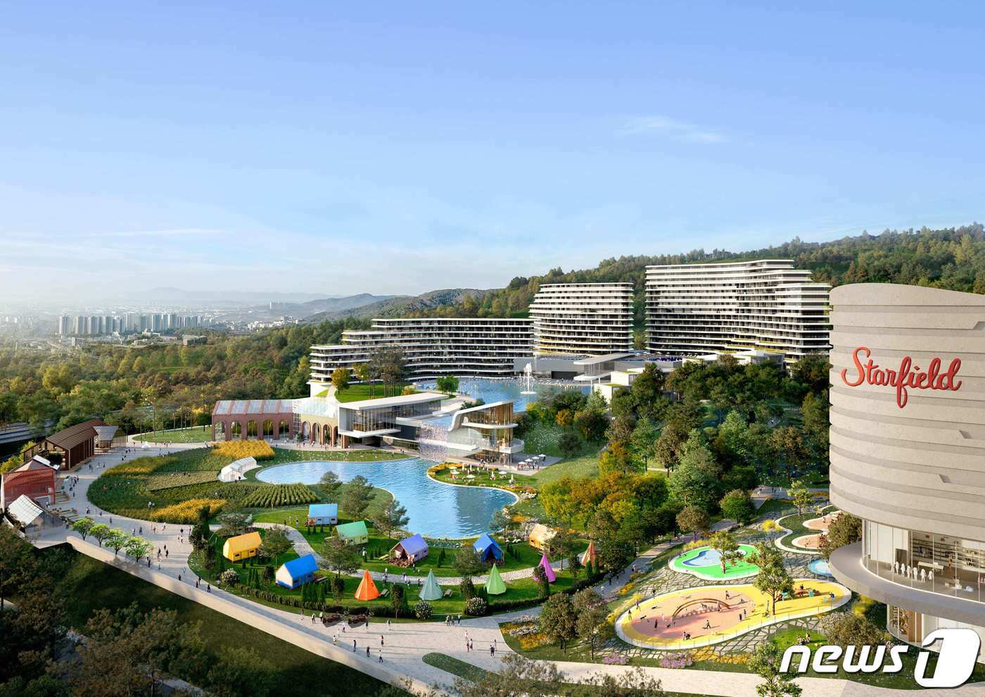 본문 이미지 - [자료사진]신세계프라퍼티가 광주광역시가 진행한'어등산관광단지 유원지부지 개발사업 제3자 공모'에 우선협상대상자로 선정됐다. (신세계프라퍼티 제공)2023.10.26/뉴스1 
