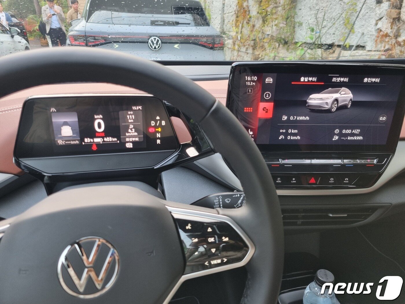 본문 이미지 - 폭스바겐 2023년형 ID.4 내부. 2023.10.26/뉴스1 ⓒ 뉴스1 박주평 기자