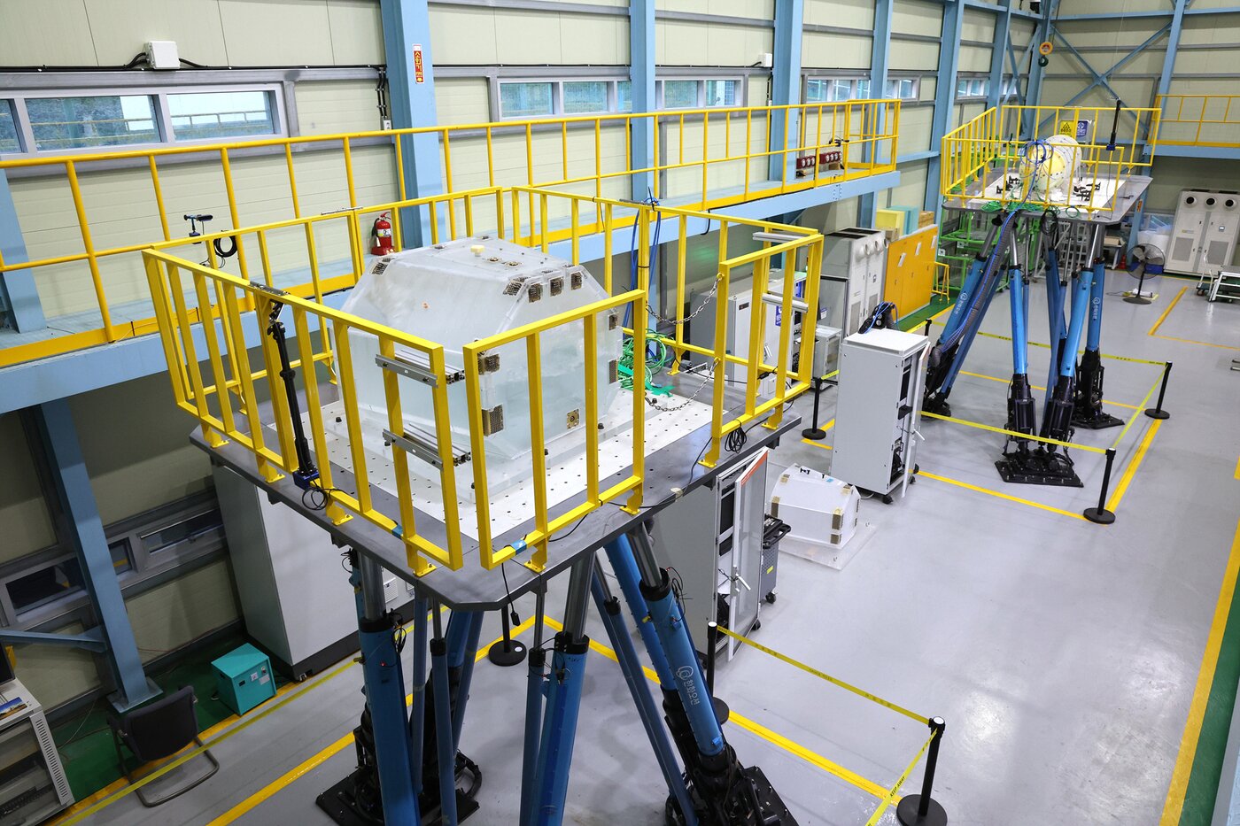 본문 이미지 - 슬로싱 모션 플랫폼(한화오션 제공).