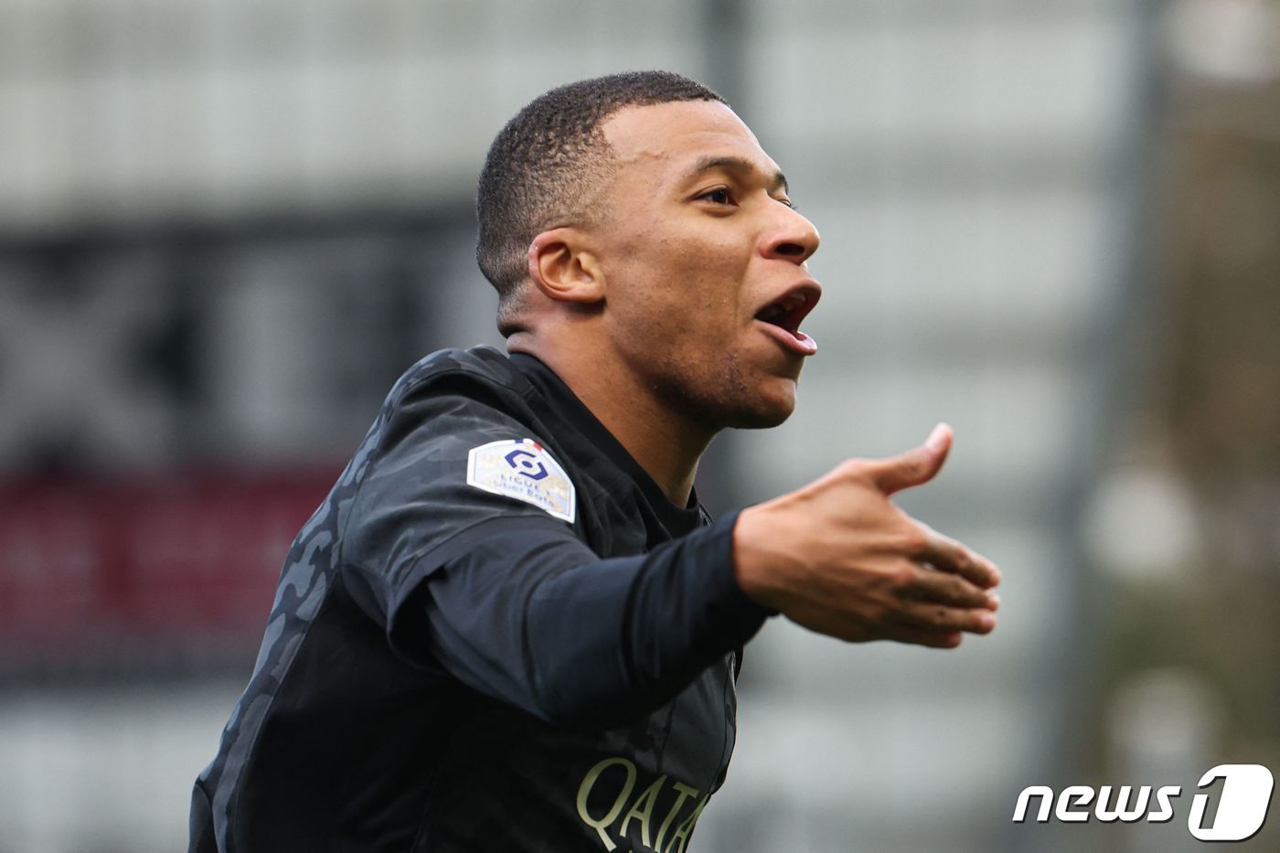 본문 이미지 - 3위에 오른 파리 생제르맹(PSG)의 킬리안 음바페. 2023.10.30 ⓒ AFP=뉴스1 ⓒ News1 우동명 기자