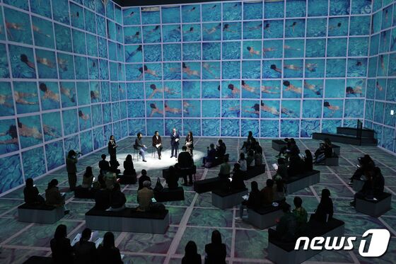 데이비드 호크니 전시 미디어 프리뷰