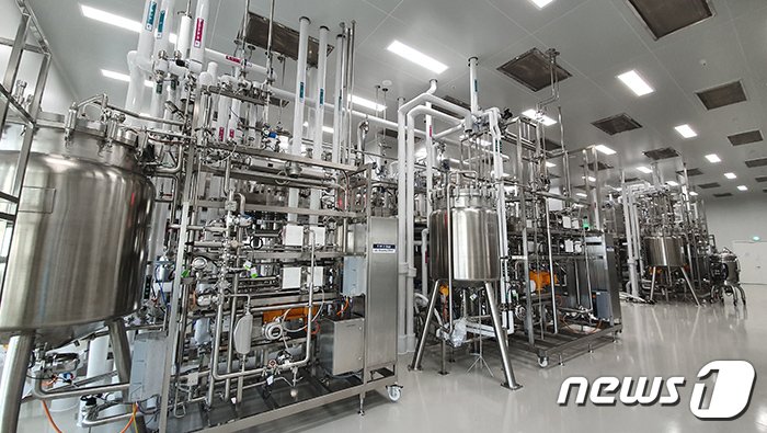본문 이미지 - 한미약품 평택 바이오플랜트 내부 모습.(한미약품 제공)/뉴스1 ⓒ News1