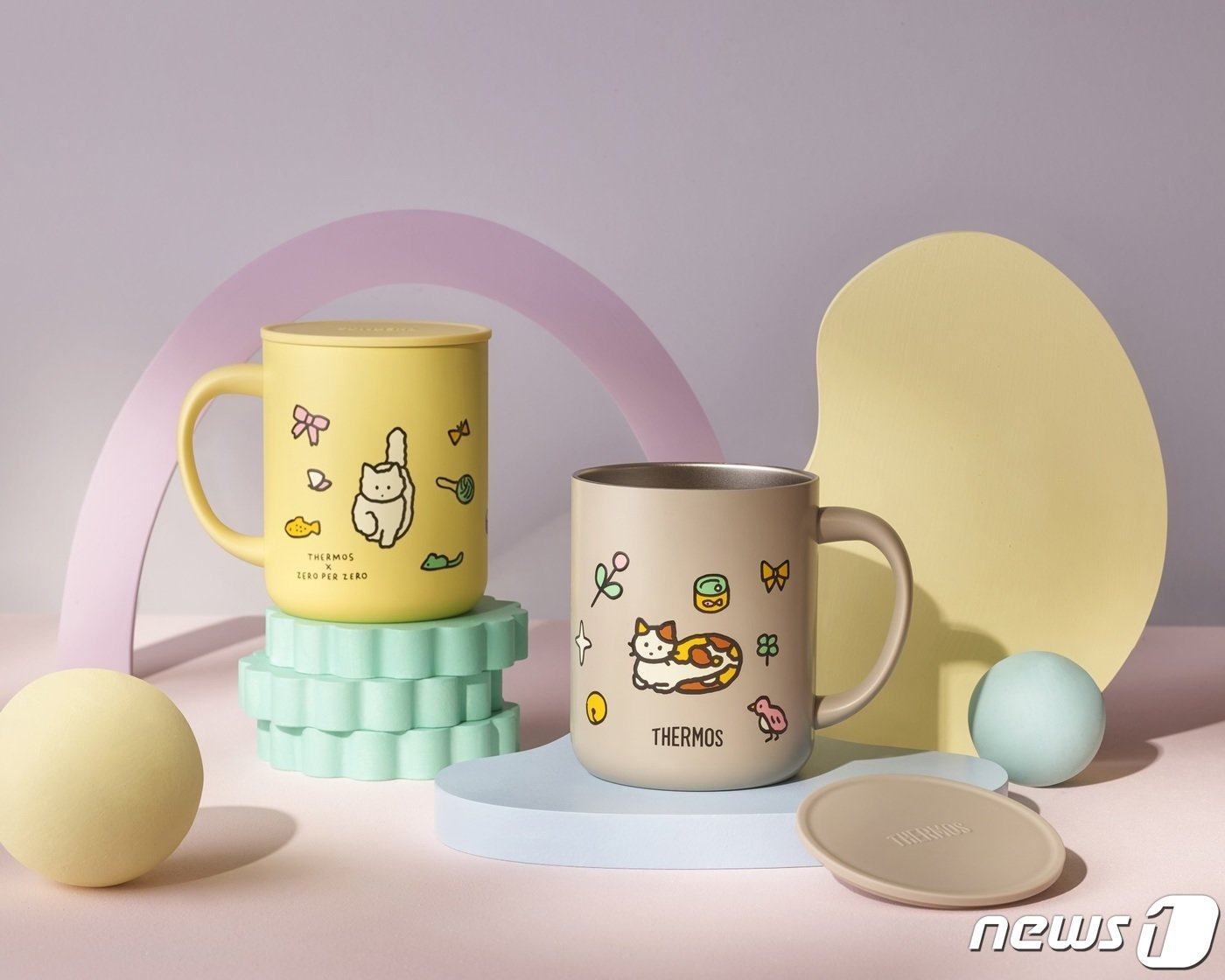 본문 이미지 -   써모스X제로퍼제로 보온보냉 반전 머그컵 이미지(써모스 제공)