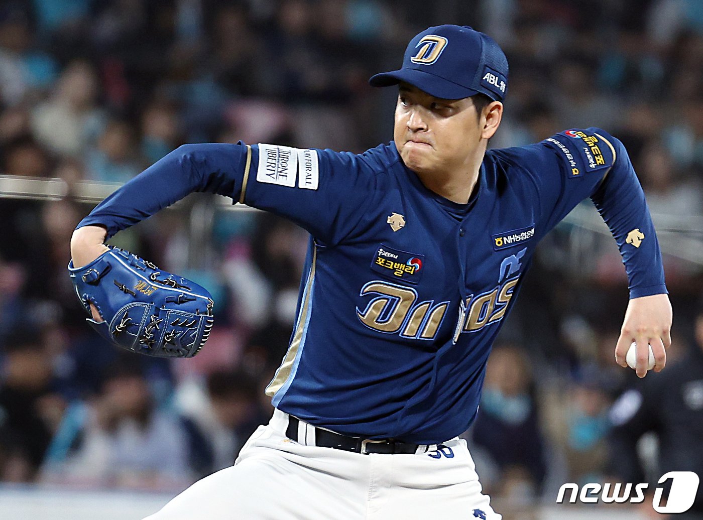 본문 이미지 - 역투하는 NC 다이노스 투수 임정호. 뉴스1 DB ⓒ News1 박정호 기자