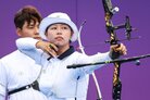 3관왕 노리는 '강심장 궁수' 탄생…임시현, 혼성전서 첫 金 쐈다[항저우AG]