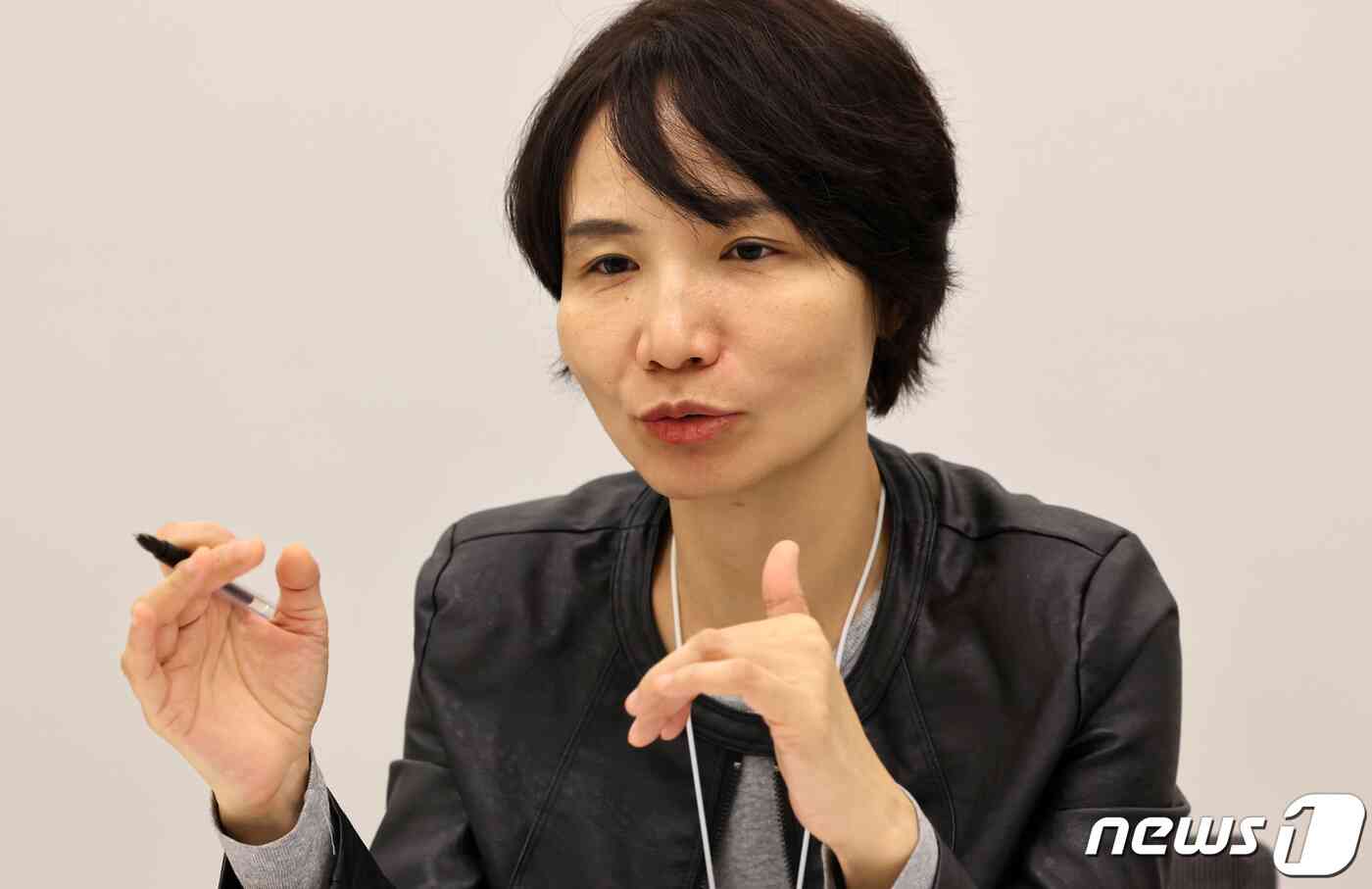 이연수 엔씨소프트 NLP센터장이 4일 경기 성남시 분당구 NC소프트 R&D센터에서 뉴스1과 인터뷰를 하고 있다. 2023.10.4/뉴스1 © News1 김성진 기자