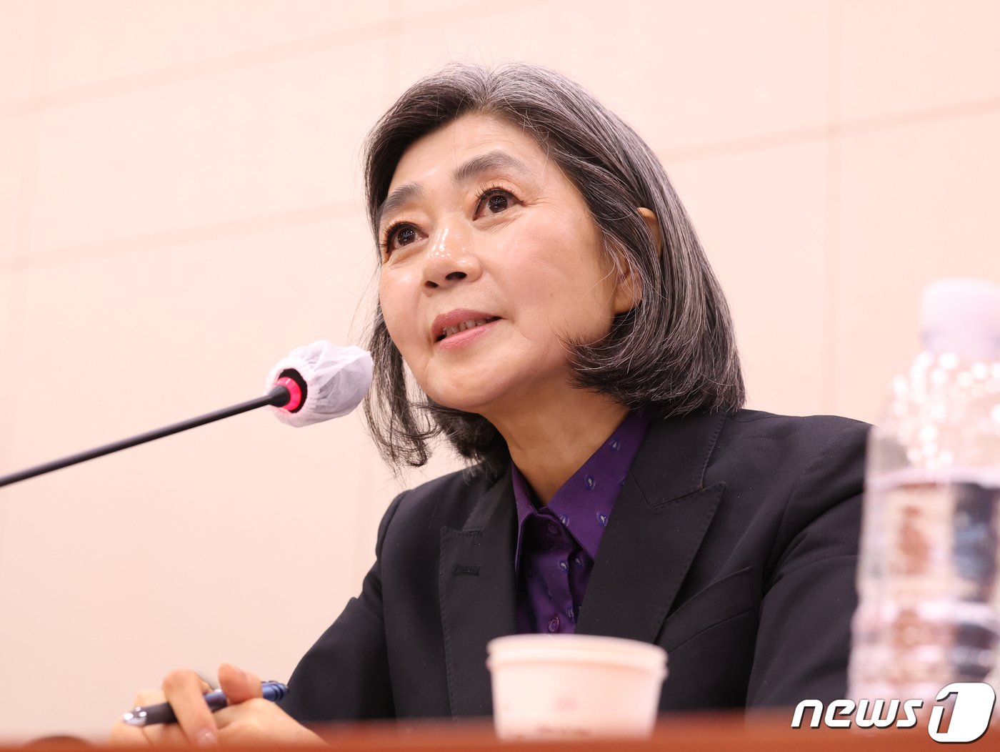 본문 이미지 - 김행 여성가족부 장관 후보자가 5일 서울 여의도 국회에서 열린 인사청문회에서 의원들의 질의에 답변 하고 있다. 2023.10.5/뉴스1 ⓒ News1 송원영 기자