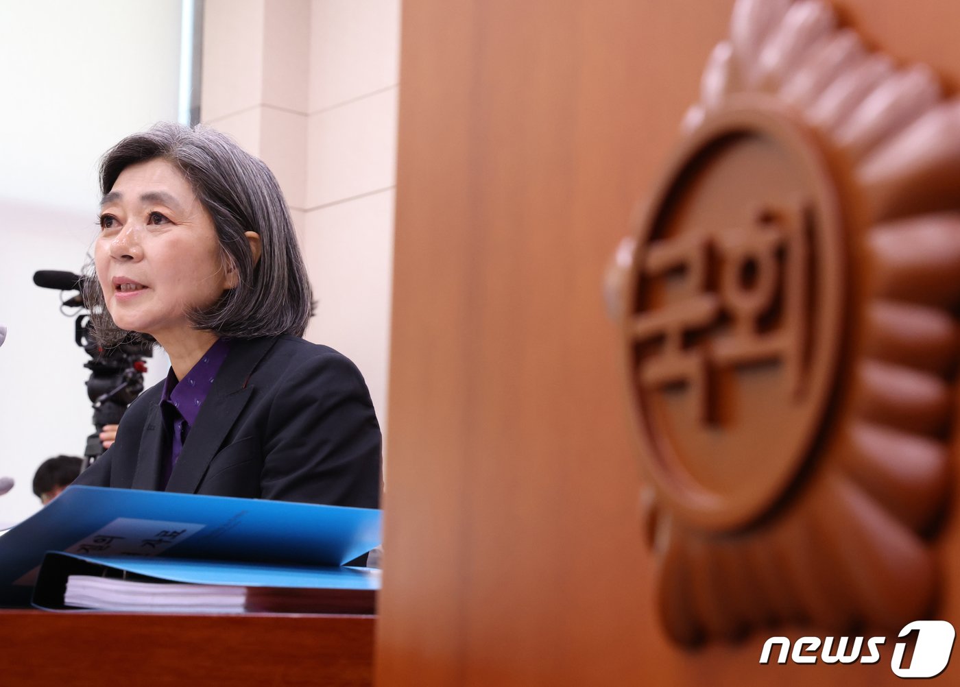 본문 이미지 - 김행 여성가족부 장관 후보자가 국회 인사청문회에서 의원들의 질의에 답변 하고 있다. (뉴스1 DB) ⓒ News1 송원영 기자