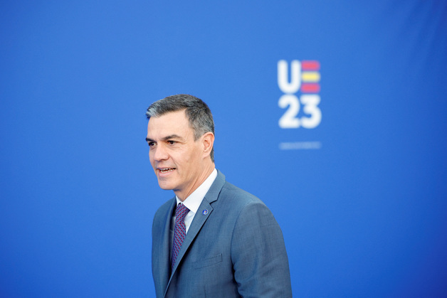 [포토] EU 비공식 정상회의 참석한 페드로 산체스