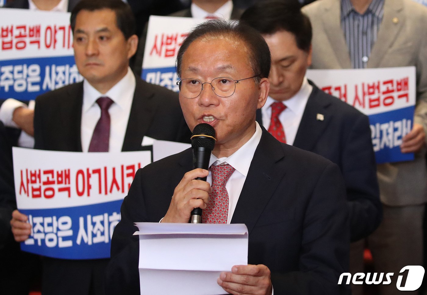 본문 이미지 - 윤재옥 국민의힘 원내대표 2023.10.6/뉴스1 ⓒ News1 임세영 기자